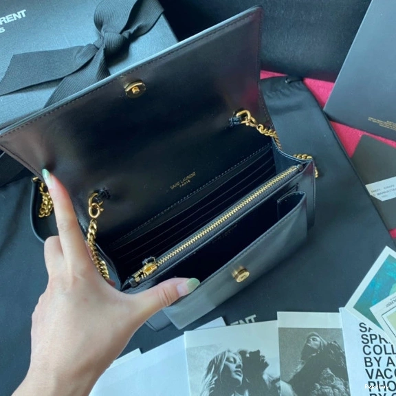 Repzbay REP SHINY IN LEATHER SUNSET YSL CROCODILE-EMBOSSED 0726